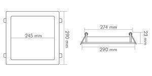 Nobile LED Panel Flat 300 Q   1503054147 