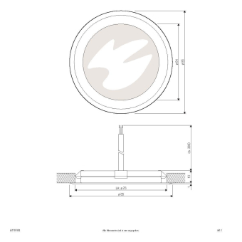 EVN LED Bodeneinbau -rund -    L67101502 