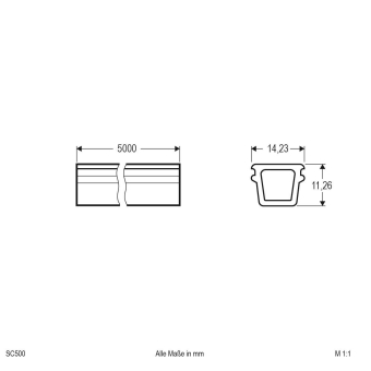 EVN PVC Schutzschlauch für         SC500 