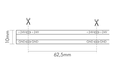 Nobile Flexible LED COB 528   5032528011 