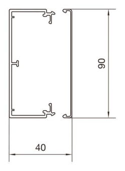 Hager Leitungsführungskanal LF4009007030 
