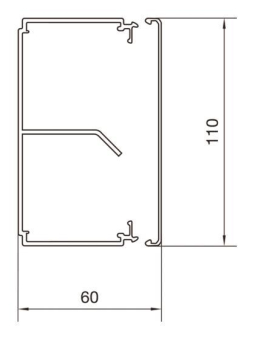 Hager Leitungsführungskanal LF6011107030 