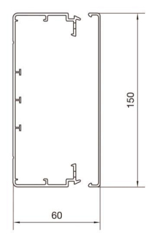 Hager Leitungsführungskanal LF6015009016 