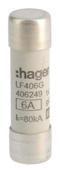 Hager Sicherungseinsatz 14x51mm   LF406G 