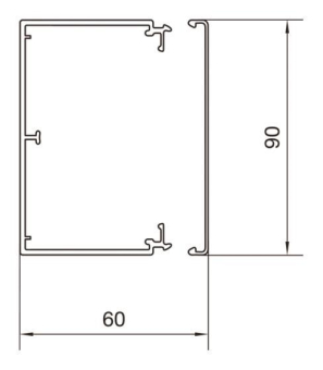 Hager Leitungsführungskanal LF6009007035 