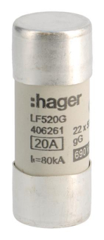 Hager Sicherungseinsatz 22x58mm   LF520G 