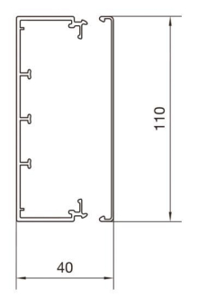 Hager Leitungsführungskanal LF4011007030 