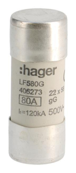 Hager Sicherungseinsatz 22x58mm   LF580G 