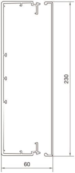 Hager Leitungsführungskanal LF6023009016 