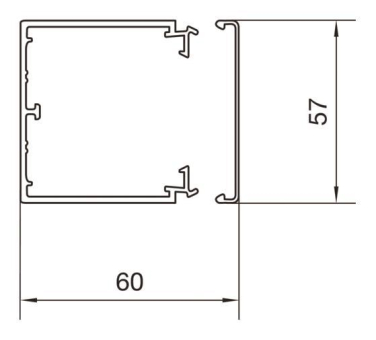 Hager Leitungsführungskanal LF6006009016 