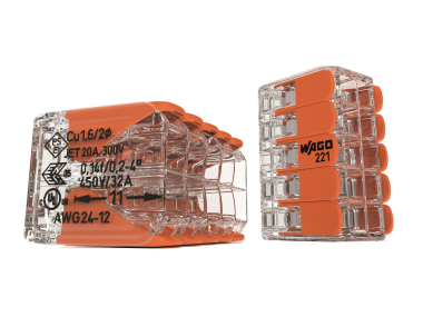 WAGO 221-420 Verbindungsklemme m.Hebeln 