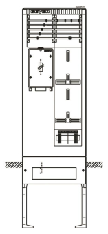 ABN Zähleranschlusssäule 2ZP    SZ205KH1 