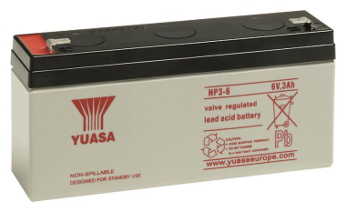 YUASA Bleiakku 6V 3Ah NP3-6        NP3-6 