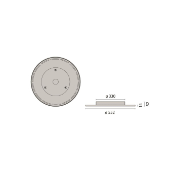 PIL LED-Anbauleuchte 3000K 8555661516310 