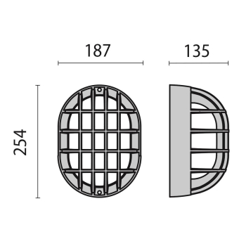 PII EKO+19/G LED E.S.10W 3000K   3016456 