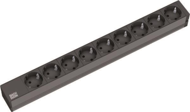 Bachmann 19" 1HE 9xSchuko Strom  333.506 
