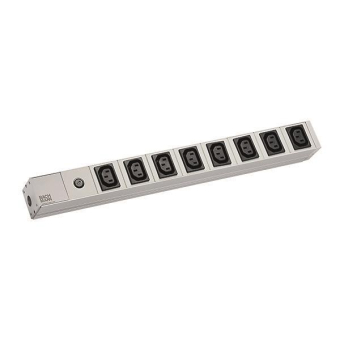 Bachmann 19" 1HE 8xIEC 1xFUSE    333.408 