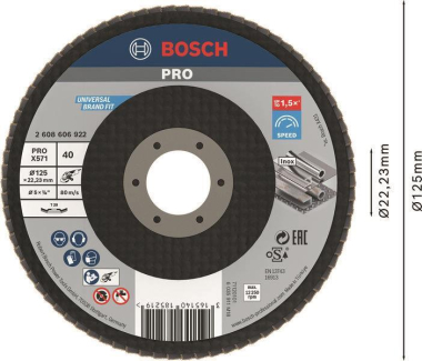 Bosch Fächerschleifscheibe    2608606922 