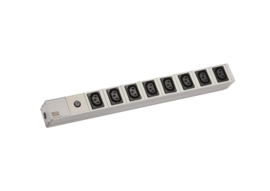 Bachmann 19" 1HE 8xIEC 1xFUSE    333.540 