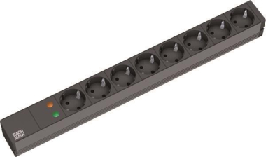 Bachmann 19" 1HE 8xSchuko 1xÜSS  333.534 