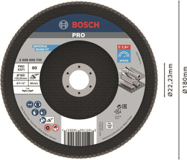 Bosch Fächerschleifscheibe    2608606739 