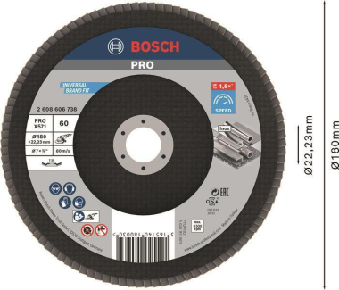 Bosch Fächerschleifscheibe    2608606738 