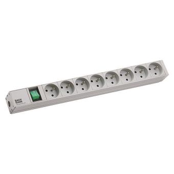 Bachmann 19" 1HE 8xUTE Strom 2m  333.419 