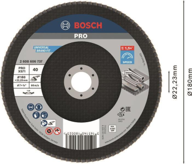 Bosch Fächerschleifscheibe    2608606737 