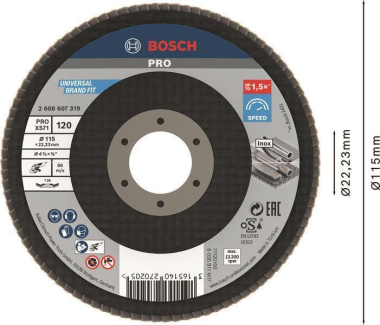Bosch Fächerschleifscheibe    2608607319 
