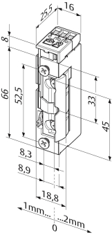 FF RADIUSTÜRÖFFNER 118   118RRE------A71 