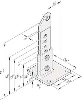 Sommer Torpfostenbeschlag   S10759-00001 