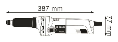 Bosch Geradschleifer GGS 8 CE   GGS 8 CE 