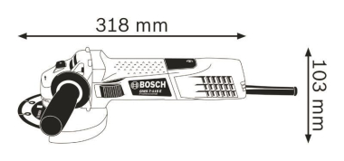 Bosch Winkelschleifer GWS 7-  0601388203 