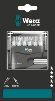 Wera Bit-Check 12 Metal 1        0521400 