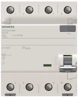 Siemens FI-Schutzschalter    5SV4344-0MB 
