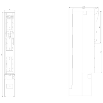Siemens 3NJ41033BF12 Lasttrennleiste 3p 