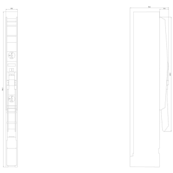Siemens 3NJ41033BF01 Lasttrennleiste 3p 