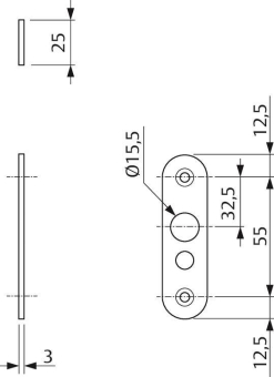 FF Schliessblech für               843-2 