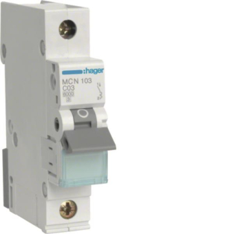 Hager Leitungsschutzschalter      MCN103 
