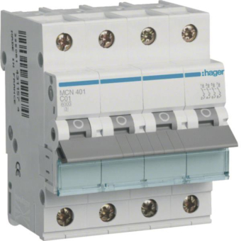 Hager Leitungsschutzschalter      MCN401 