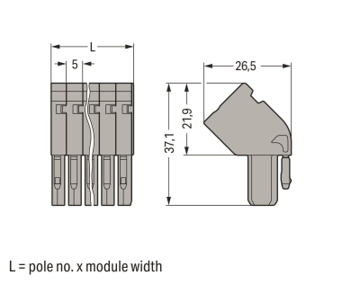 WAGO 769-101/022-000 1-Leiter 