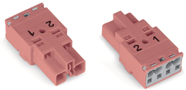WAGO 770-292 Stecker,2-polig,pink 
