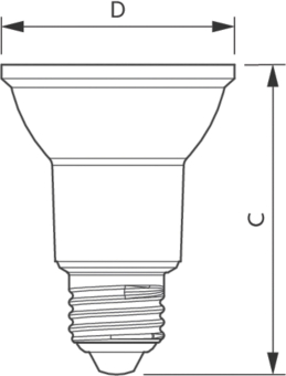 PHIL MST LEDspot 6-50W/827 