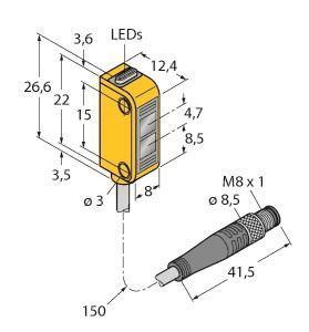 Turck Opto Sensor,               Q126EQ3 