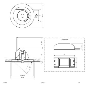 EVN Alu Power-COB-LED-EBleuchte  PCD0901 