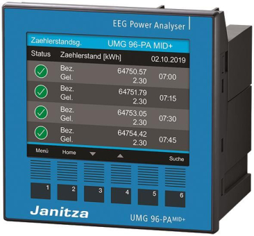 Janitza Energiemessgerät   UMG96-PA-MID+ 