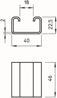 OBO DSK 25 FT Distanzstück zum Einsatz 