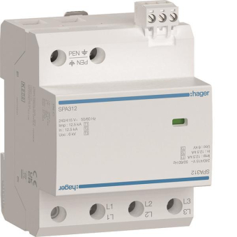 Hager Überspan.T1+T2+T3 3P 12.5kA SPA312 