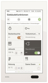 GIRA 206712 G1 230V G1 Glas Weiß 