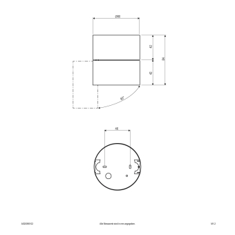 EVN Anbaustrahler IP20 weiss AS20090102 